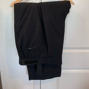 Lands’ End, snow pants and ski pants for women, size 26, black